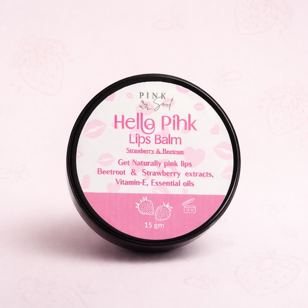 Hello Pink lips Balm